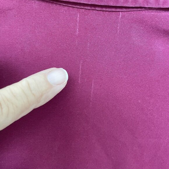 Columbia Canvas Shirt Men’s XL Long Sleeve Button Up Cranberry Red 100% Cotton - Picture 8 of 13